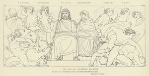 Furie, Cerber, Pluton, Prozerpina, Harpie, Śmierć autorstwa John Flaxman