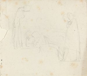 Grupa Pięciu Figur autorstwa John Flaxman