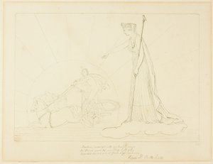 Juno Comanding the Sun to Set autorstwa John Flaxman