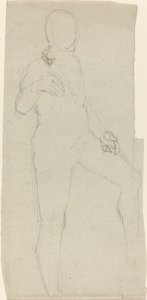 Męska postać we współczesnym stroju autorstwa John Flaxman
