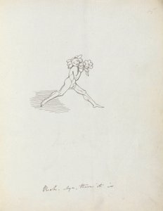 Krążek do hokeja. Tak jest, 1783 (pióro, tusz i pranie na papierze) autorstwa John Flaxman