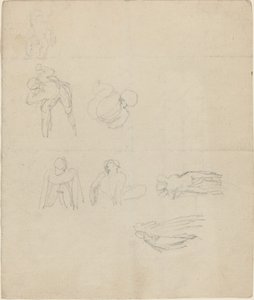 Arkusz badań figur autorstwa John Flaxman