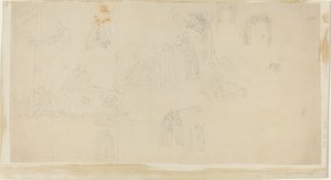 Arkusz studiów autorstwa John Flaxman