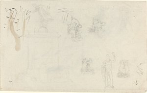 Arkusz studiów autorstwa John Flaxman