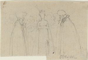 Arkusz studiów [recto i verso] autorstwa John Flaxman