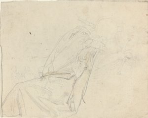 Arkusz studiów [recto i verso] autorstwa John Flaxman