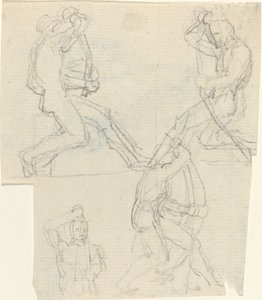 Arkusz studiów [recto i verso] autorstwa John Flaxman