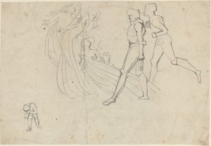 Studiuj postępy pielgrzyma (?) autorstwa John Flaxman