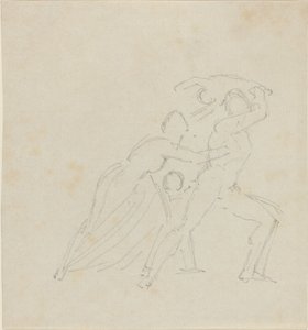 Studium do „Wściekłości Atamas” autorstwa John Flaxman