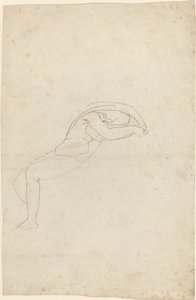 Badanie postaci półleżącej autorstwa John Flaxman