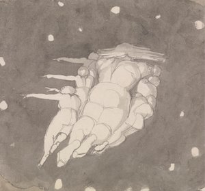 Stworzenie niebios autorstwa John Flaxman
