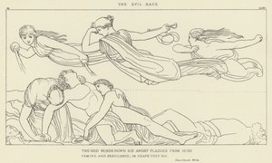 Zła rasa autorstwa John Flaxman