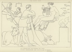 Szczęśliwy człowiek autorstwa John Flaxman