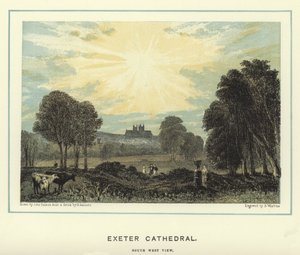 Katedra w Exeter, widok na południowy zachód