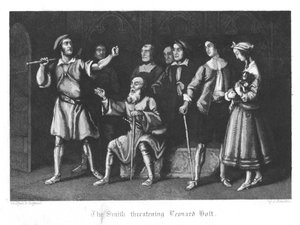 ilustracja do The Plague of London (1665) dla Williama Harrisona Ainswortha Old Saint Paul