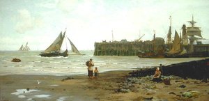 Odpływ, port Whitstable