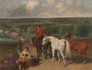 Ćwiczenie koni królewskich autorstwa John Frederick Herring