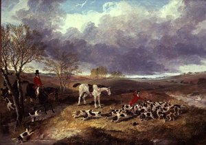 Polowanie na Cambridgeshire: Śmierć (olej na płótnie)