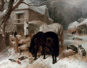 Scena na farmie autorstwa John Frederick Herring Senior