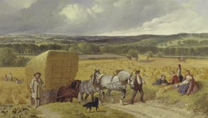 Żniwa, 1857 autorstwa John Frederick Herring Senior
