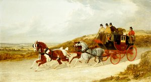 Poczta królewska w Edynburgu i Londynie, 1838 r