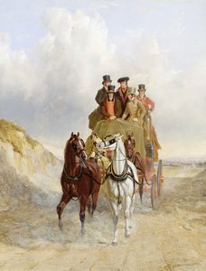 Royal Mail Coach w drodze, 1841 autorstwa John Frederick Herring Senior