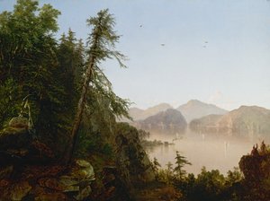 Wzdłuż rzeki Hudson, 1852. autorstwa John Frederick Kensett