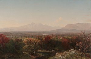 Październikowy dzień w Białych Górach, 1854 autorstwa John Frederick Kensett