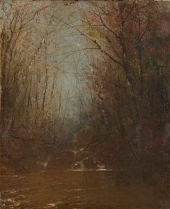 Wnętrze Lasu ze Strumieniem, ca. 1860-1870. autorstwa John Frederick Kensett