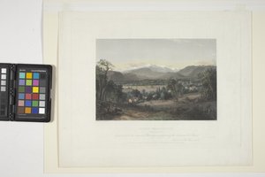 Mount Washington z doliny Conway (ręcznie kolorowany grawer) autorstwa John Frederick Kensett