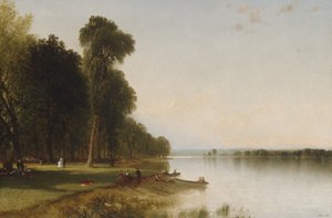 Letni dzień nad jeziorem Conesus autorstwa John Frederick Kensett
