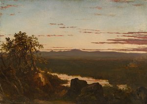 Zachód słońca krajobraz autorstwa John Frederick Kensett