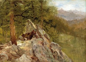 Zachodni krajobraz autorstwa John Frederick Kensett