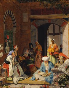 "A modlitwa wiary uratuje chorych" autorstwa John Frederick Lewis