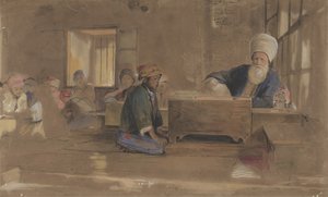 Szkoła arabska, 1841-51. autorstwa John Frederick Lewis