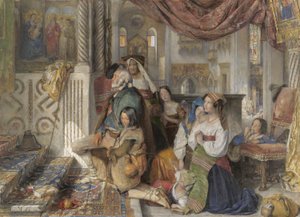 rzymscy pielgrzymi autorstwa John Frederick Lewis