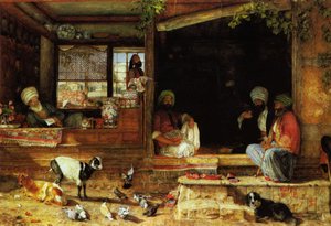 The Kibab Shop, Scutari, Azja Mniejsza autorstwa John Frederick Lewis
