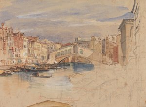 Wenecja: Canal Grande i Rialto autorstwa John Frederick Lewis