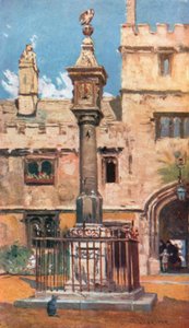 Corpus Christi College (druk kolorowy) autorstwa John Fulleylove