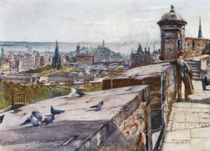 Edynburg z zamku autorstwa John Fulleylove
