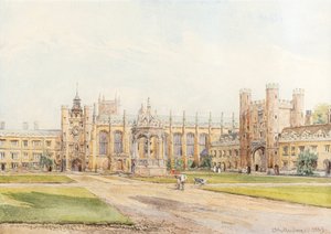 Great Court, Trinity College autorstwa John Fulleylove