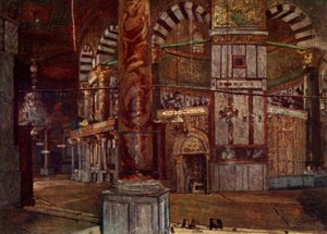 Wnętrze Kopuły na Skale od południowego wschodu, 1902. autorstwa John Fulleylove