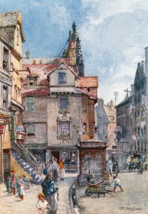 Dom Johna Knoxa, główna ulica autorstwa John Fulleylove