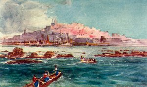 Joppa znad morza, 1902. autorstwa John Fulleylove