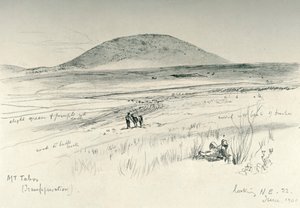 Góra Tabor, 1902. autorstwa John Fulleylove