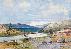 Święta Droga z Aten do Eleusis, w kierunku Salamis autorstwa John Fulleylove