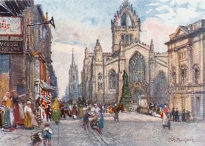 Katedra św. Idziego z targu autorstwa John Fulleylove