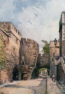 Krwawa Wieża i Dom Klejnotów (Wakefield Tower), patrząc na wschód autorstwa John Fulleylove