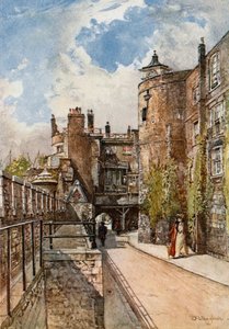 Byward i Bell Towers, z Domem Króla po prawej stronie autorstwa John Fulleylove