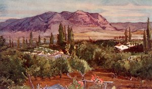 Góra Kuszenia z Jerycha, 1902. autorstwa John Fulleylove